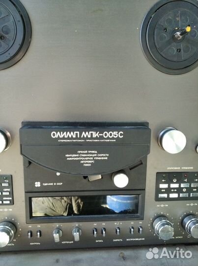 Катушечный магнитофон олимп мпк-005с