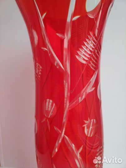 Ваза хрустальная