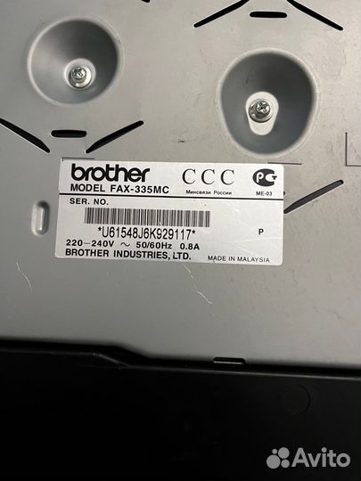 Телефонный аппарат-Факс Brother-Fax-335mc