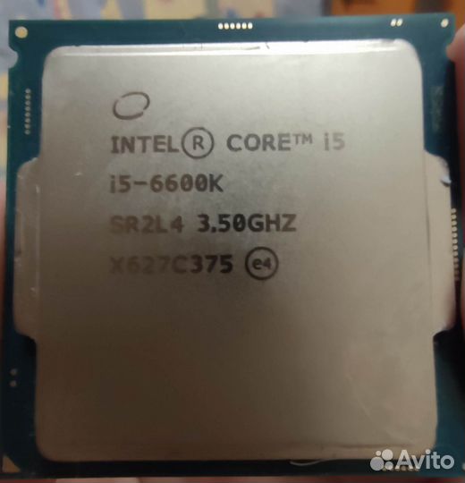Процессор intel core i5-6600K SR2L4 сокет 1151