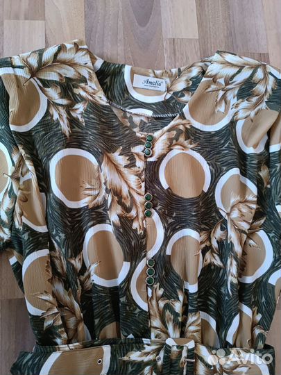 Платье женское с коротким рукавом 52-54