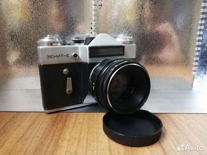 Фотоаппарат Зенит-Е с чехлом СССР
