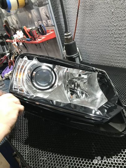 Ремонт / тюнинг фар Skoda Yeti