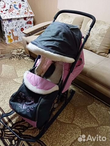 Санки коляска ника 7-1