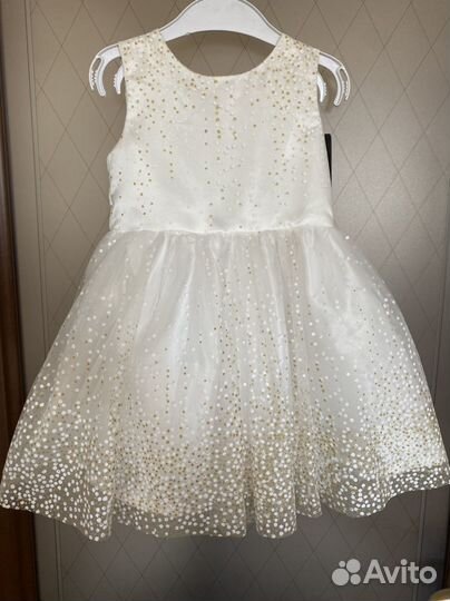 Платье на девочку белое 92-98