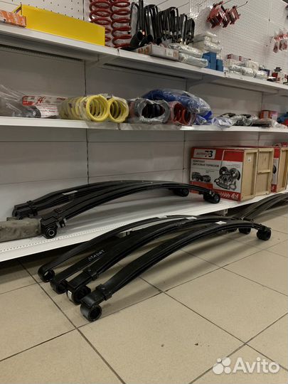 Рессора УАЗ Патриот задняя с шарнирами (3 листа)