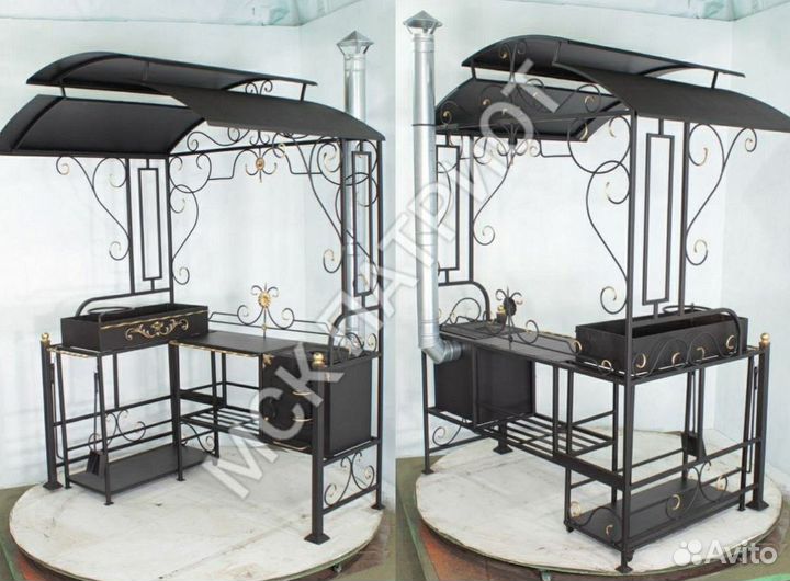 Беседка с мангалом