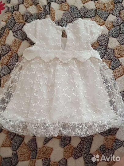 Платье для новорожденной девочки