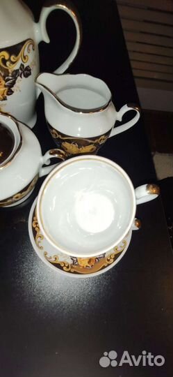 Чайно-кофейный сервиз RPR Рижский фарфоровый завод