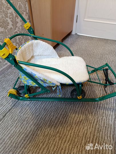 Санки на колесах ника 3