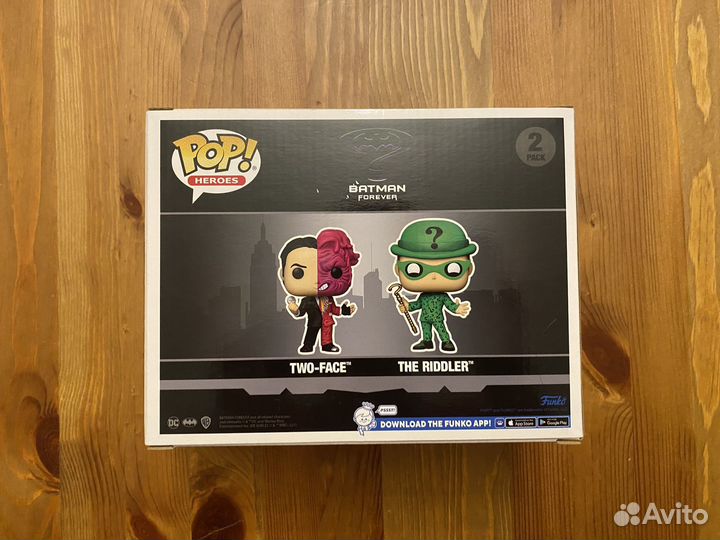 Funko pop dc two face & the riddler 2 pack batman