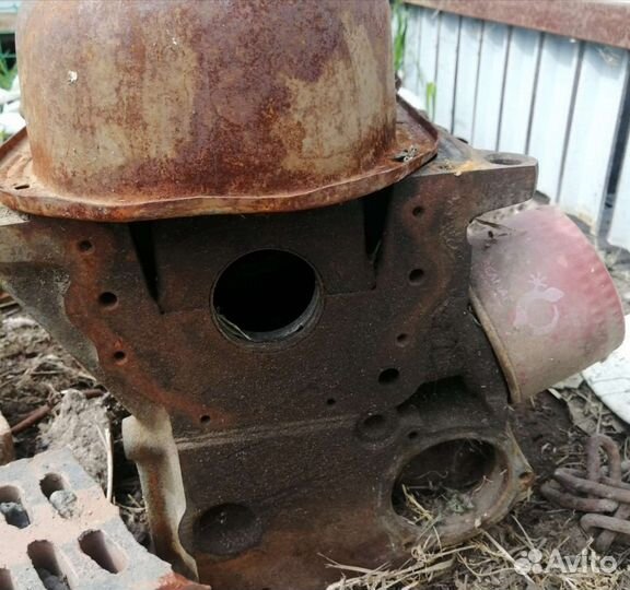 Блок двигатели и коленвал