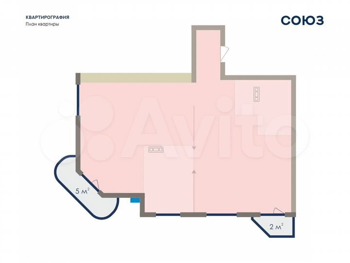 3-к. квартира, 105,5 м², 8/25 эт.