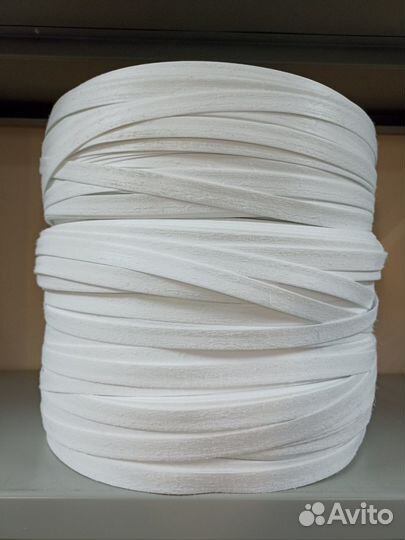 Ротанг Белый лента шлиф 16 мм Гатчина
