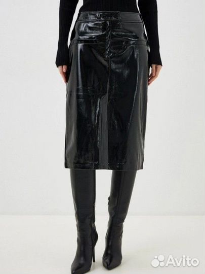 Юбка Incity Искусственная лакированная кожа
