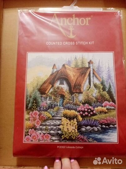 Anchor Lakeside cottage набор для вышивки