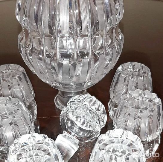 Советский хрусталь набор для вина Ерофеич