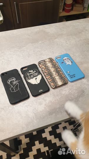Чехлы на iPhone 7/8/se цена за 4 шт