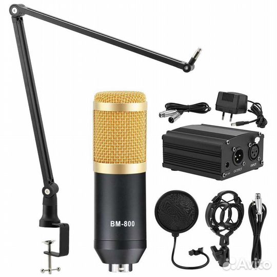 Студийный микрофон BM800 с предусилителем