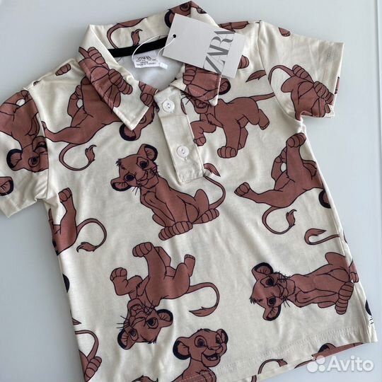 Футболка поло «Симба» для мальчика Новый