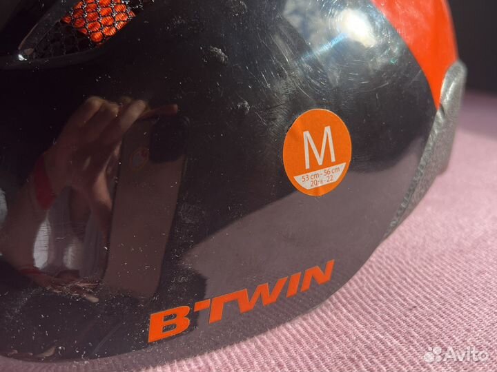 Детский шлем защитный btwin 53-56