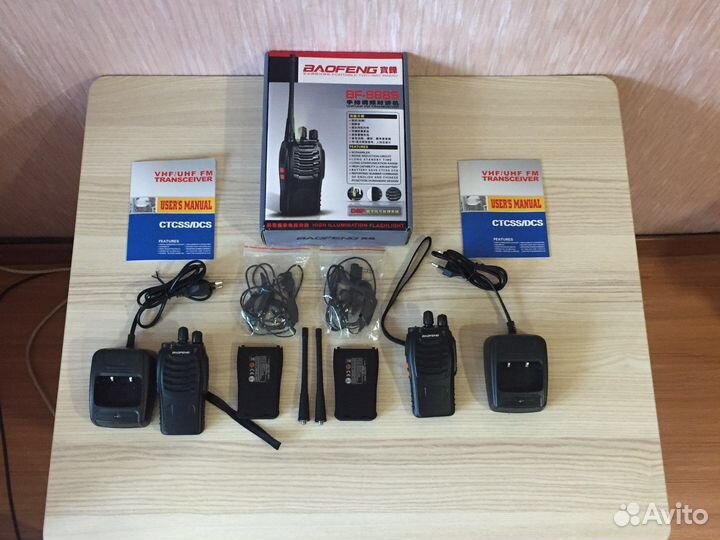 2 рации baofeng BF-888S