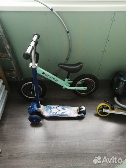 Самокат и беговел