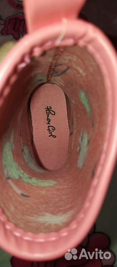 Резиновые сапоги с бантом для девочки