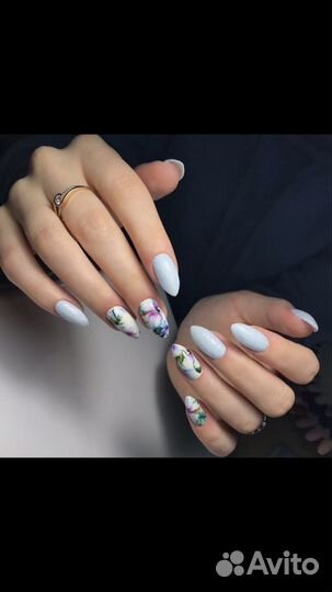 Наращивание ногтей, покрытие