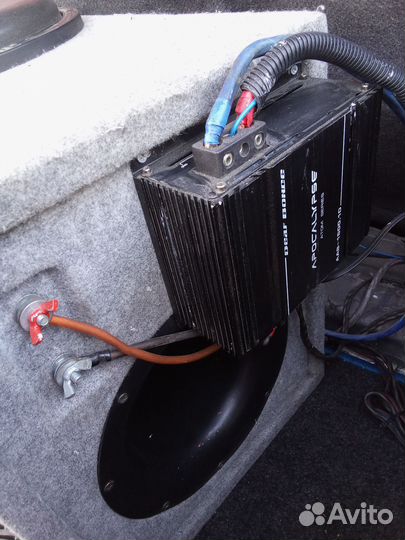 Сабвуфер и усилитель phoenix black bass 12