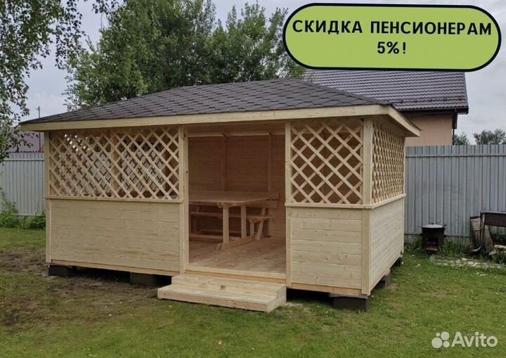 Беседка под ключ