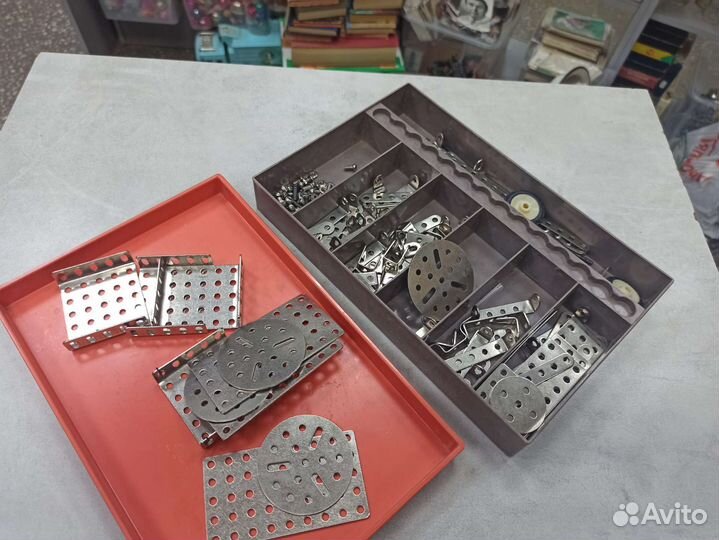 Металлический Конструктор Медвежонок Сделано СССР