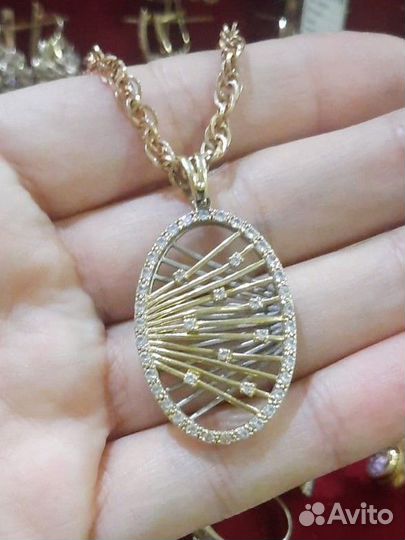 Золотой кулон 585пр