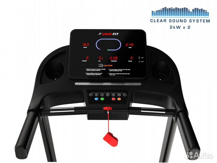 Беговая дорожка униксfit ст630 р черная