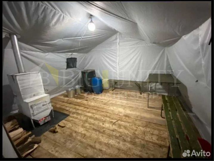 Армейская Палатка 10-70 Человек