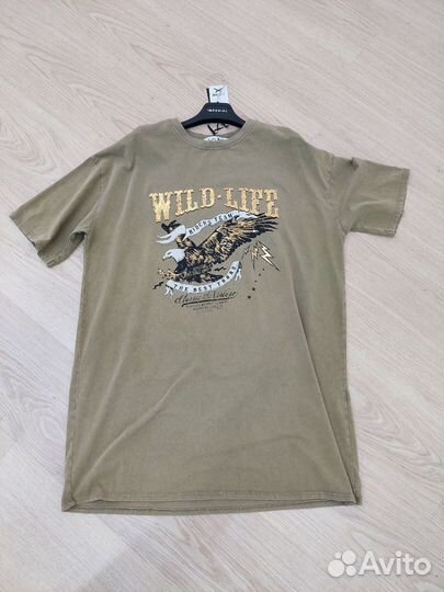 Футболка удлинённая оверсайз