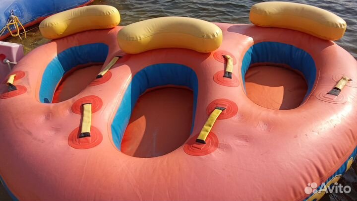 Водные аттракционы таблетка 2,3 места,пуля rif dnt