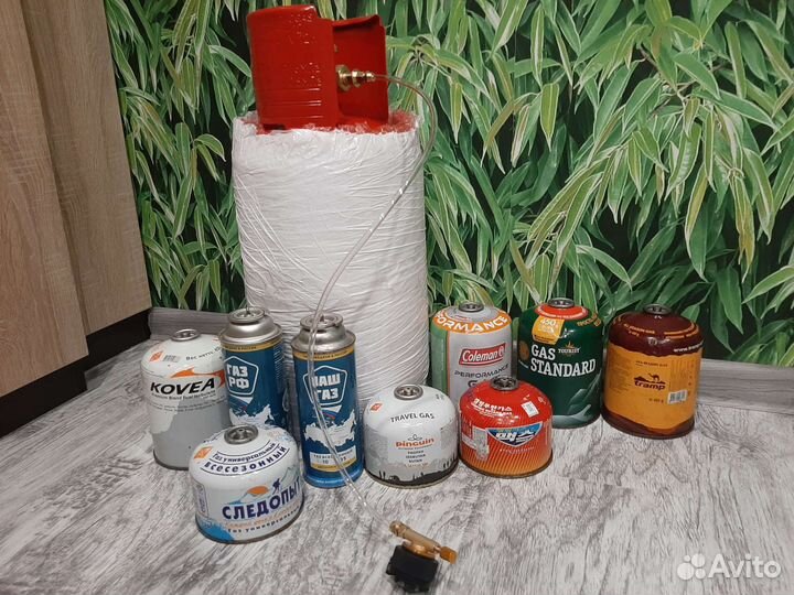 Заправка туристических газовых баллонов