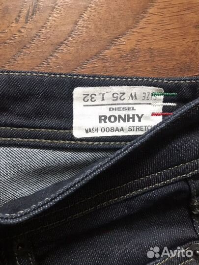 Джинсы Diesel Ronhy 25 размер
