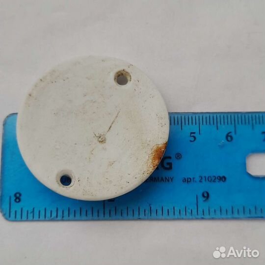 Старинный номерок 116 фарфор кобальт