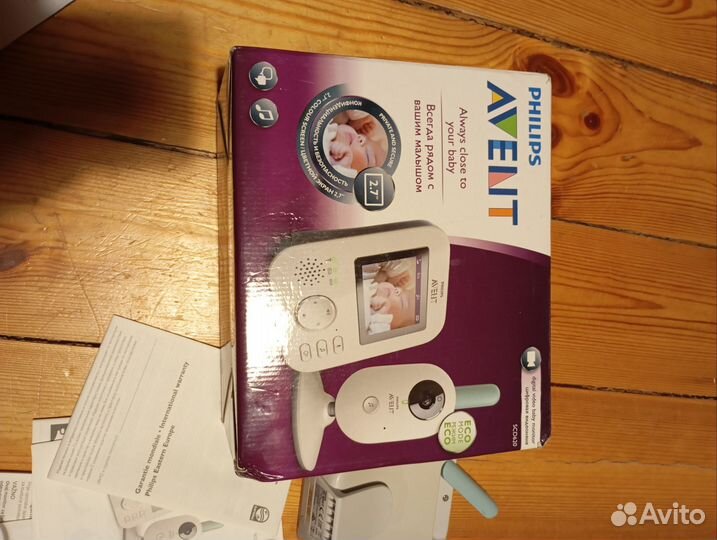 Видеоняня philips avent scd620