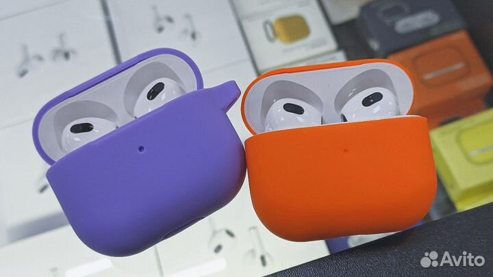 Беспроводные наушники Apple Airpods 3 Lux + Чехол