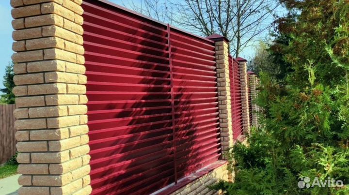 Забор жалюзи