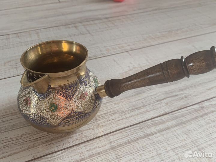 Кофеварка латунь новая