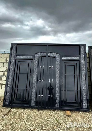 Ворота в Махачкале с отдельной калиткой на заказ