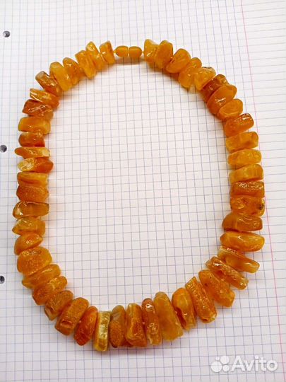 Янтарные бусы Винтаж