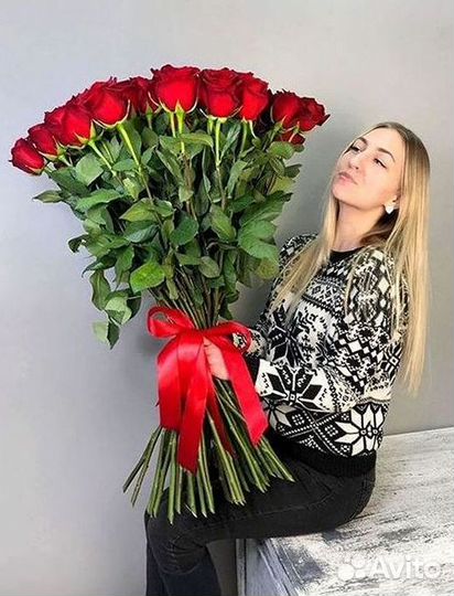 Высокие розы Гигантские розы Доставка цветов