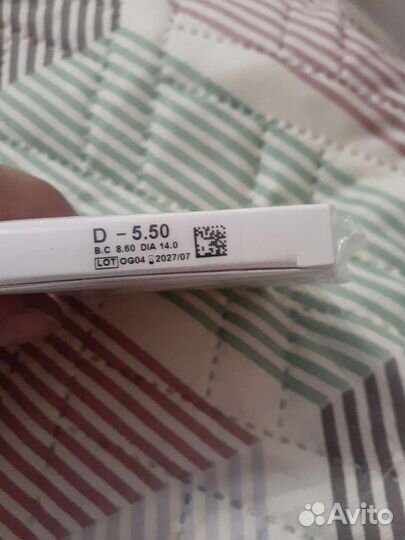 Линзы новый минус 5.5