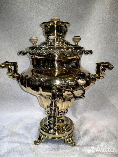 Самовар на дровах старинный