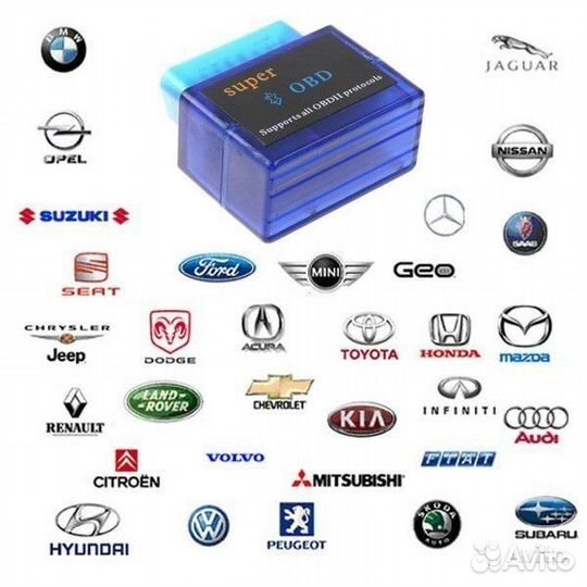 Автосканеры OBD2 ELM327 Bluetooth